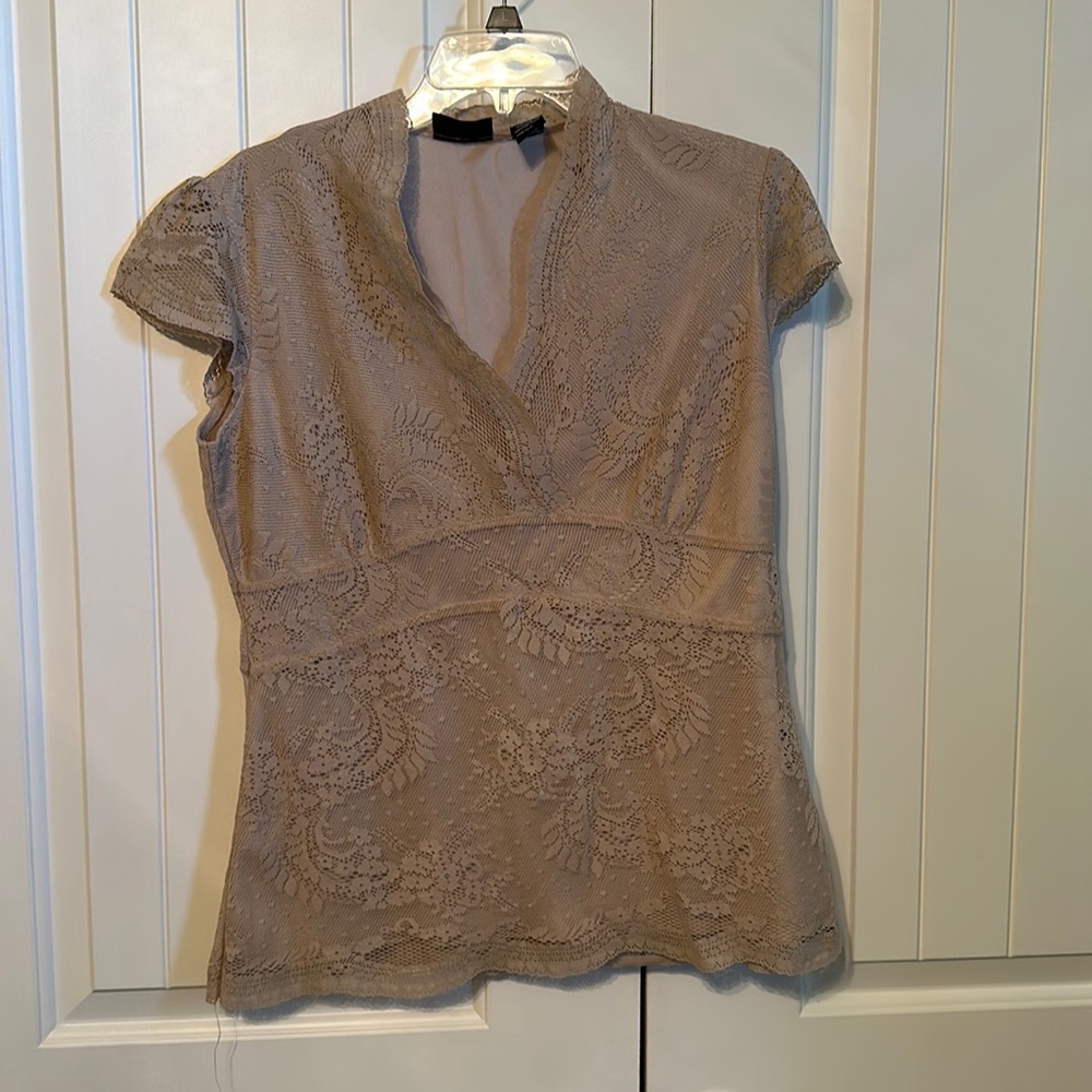 New York & Company lace top